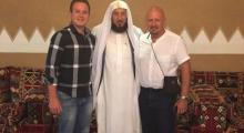 Dr. Johan & his son with Dr. Abdullah Abu-Eshy