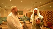 Brother Omar Bill Lowrey with Dr. Abdullah Abu-Eshy